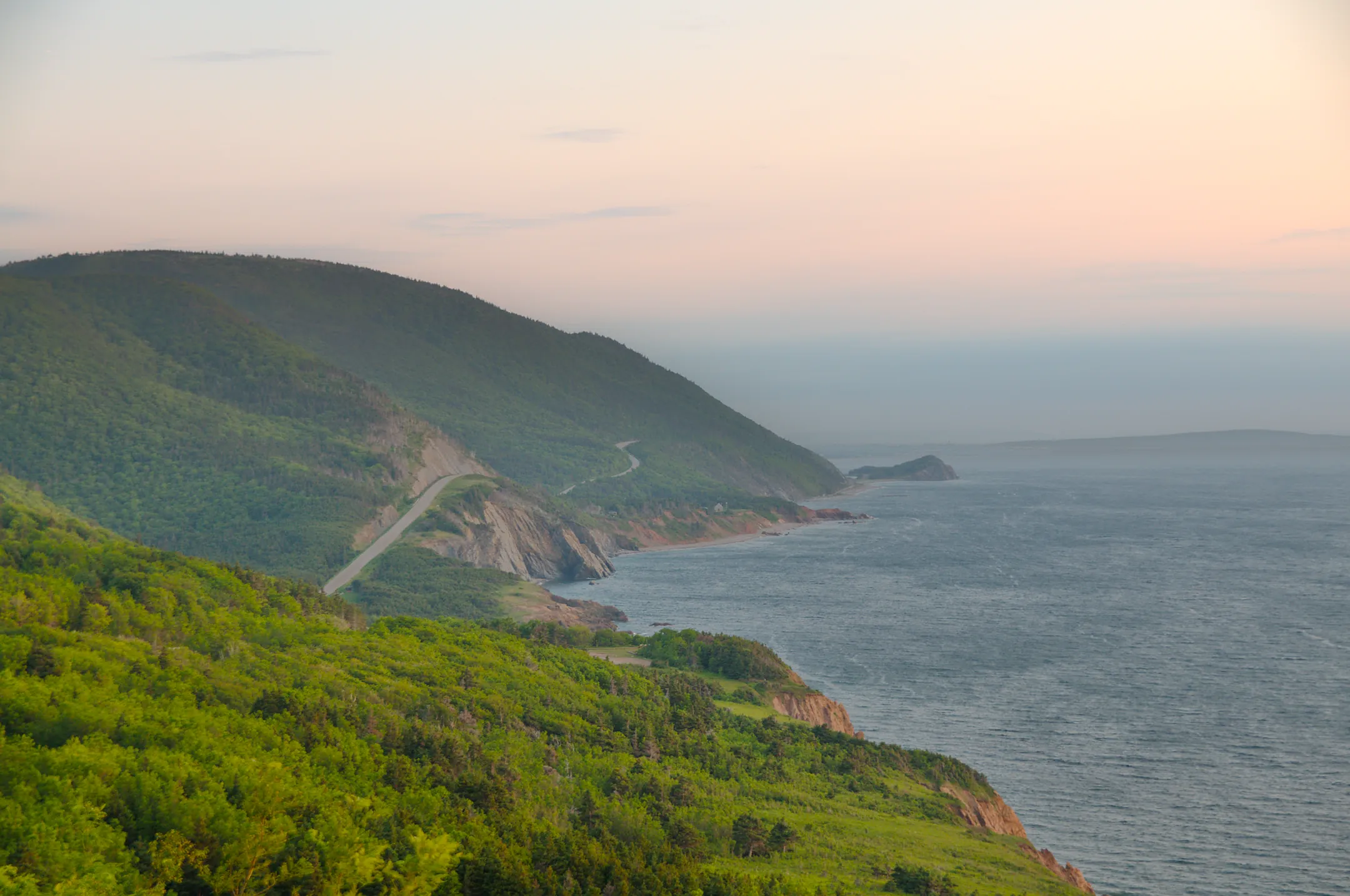 Cabot Trail at sunset