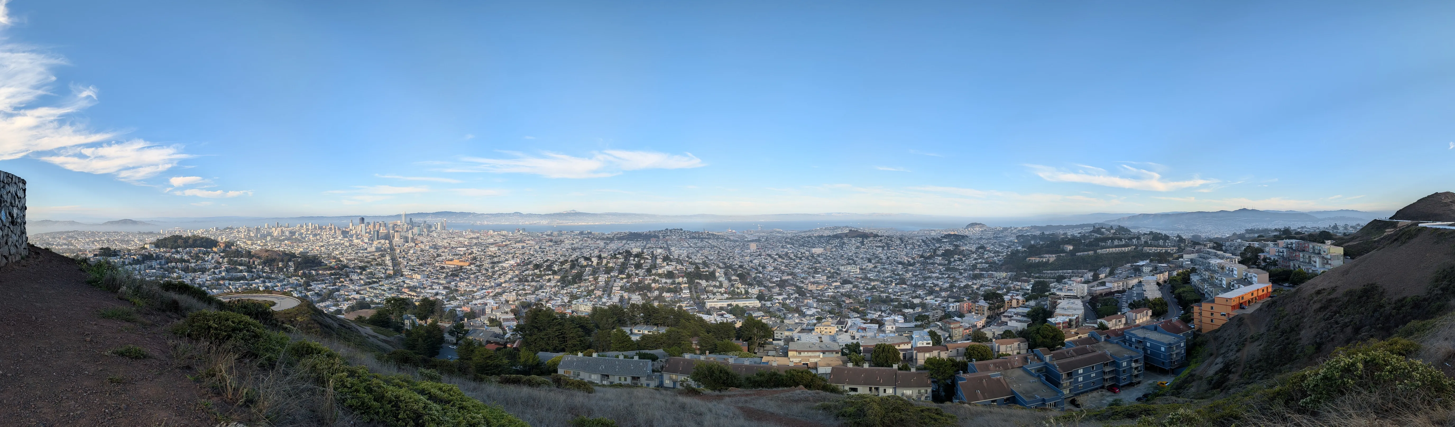 Panorama of San Francisco from Twin Peaks