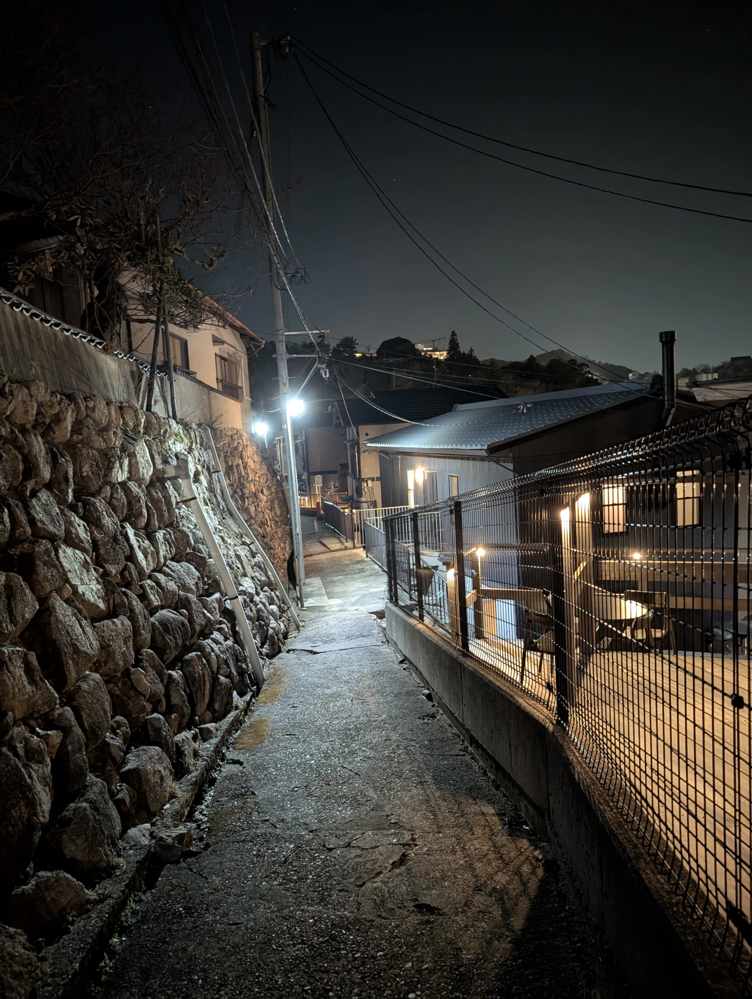밤의 아리마 샛길